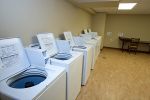 Laundry room in the basement of Agassiz
