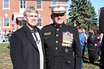 MSU President Dr. Gary Hagen with Lt. Gen Emil Bedard