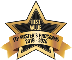 Best Value ITP Master's Programs Badge