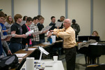 Mr. Baaken and the MSU Choir