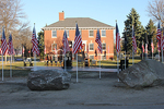 A view of the grounds at the Larson Center prior to the dedication program.